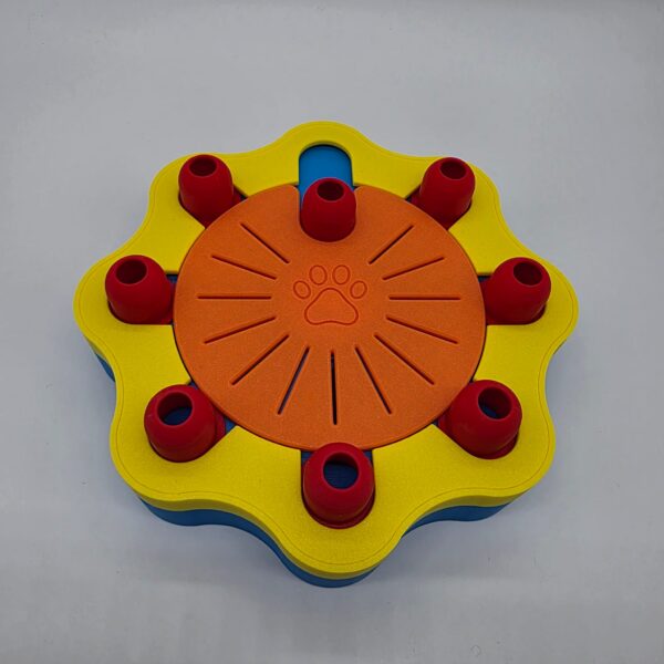 PRE MADE: Blooming puzzel rood/oranje/geel/blauw