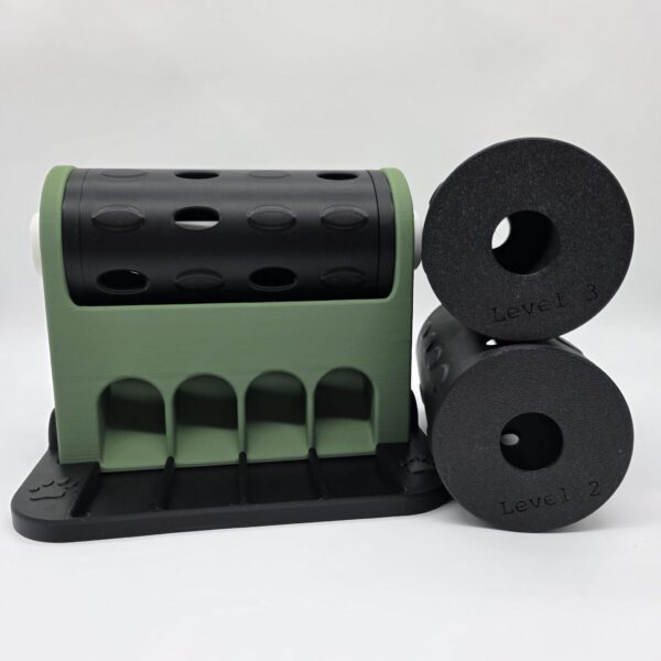 PRE MADE: PawSpin Treat Roller legergroen/zwart