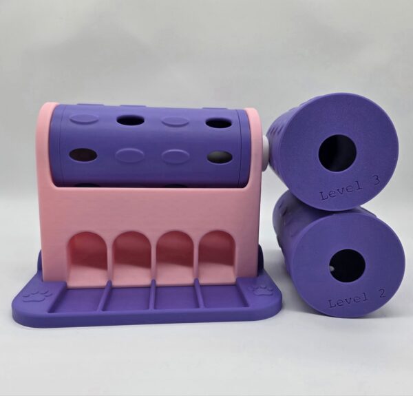 000005 PRE MADE: PawSpin Treat Roller paars/roze