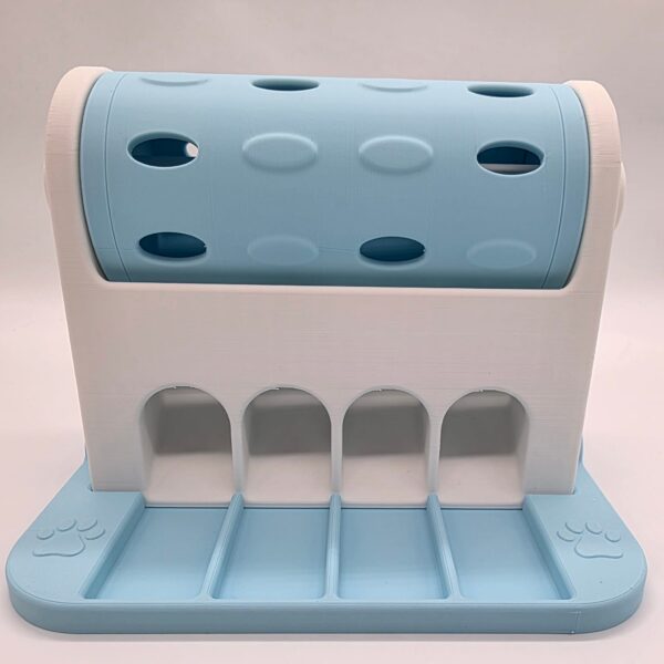 PRE MADE: Paw Spin babyblauw/wit