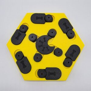 PRE MADE: botjes puzzel zwart/geel