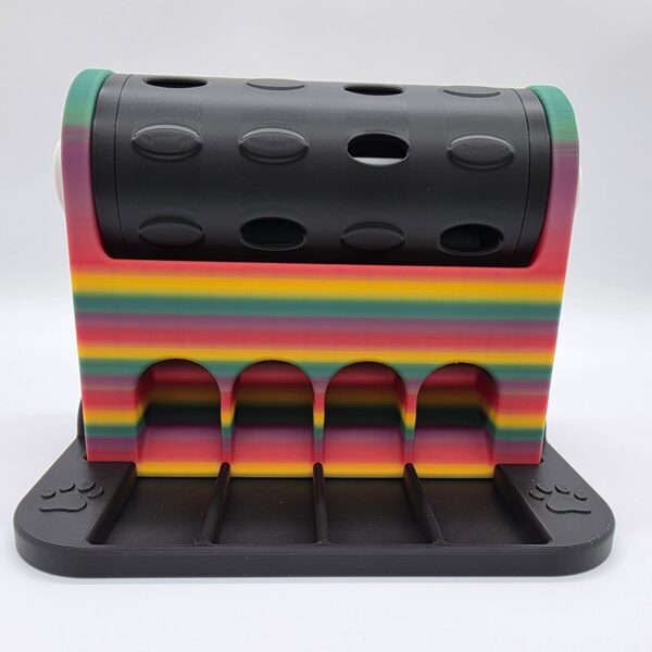 PRE MADE: Paw Spin regenboog/zwart