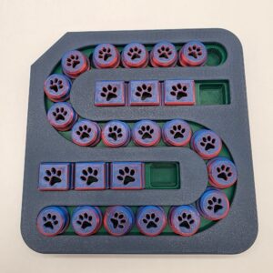 PRE MADE: snuffelpad groen/grijs/blauw/rood